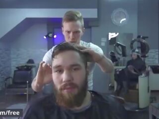 Barber butikk knulling sesjon med &lpar;morgan blake&comma; ethan chase&rpar; - men&period;com